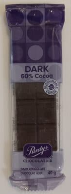 60% Cocoa Dark Chocolate