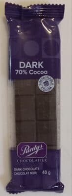 70% Cocoa Dark Chocolate
