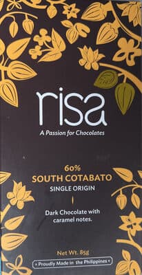 60% South Cotabato Single Origin Chocolate