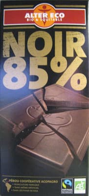 Noir equitable 85% Pérou