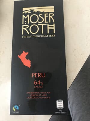 Peru 64% Zartbitterschokolade