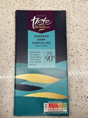 Ugandan dark chocolate