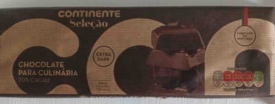 Continente,Continente Seleção,Seleção,SONAE Dark Chocolate 70%