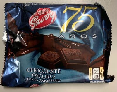 Chocolate oscuro Savoy