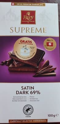 69% Dark Satin extra smooth dark chocolate