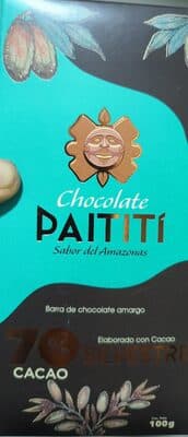 Barra de Chocolate Amargo 70% Cacao