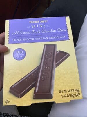 Mini 70% Caccao Dark Chocolate Bars