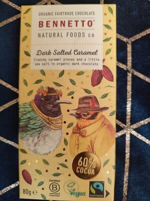 Dark Salted Caramel chocolate bar