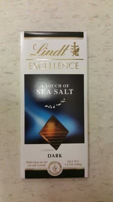 Lindt Excellence A Touch of Sea Salt Dark Chocolate