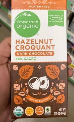 Hazelut Croquant Dark Chocolate Bar