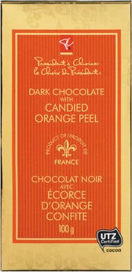 Dark Chocolate with Candied Orange Peel
