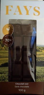 Fays by Unknown Maker - 70% chocolate bar