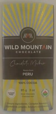 100 % Cocoa Dark Chocolate