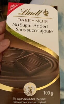 No Sugar Added Dark Chocolate