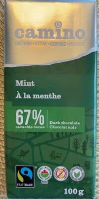 67% Cacao Mint Dark Chocolate