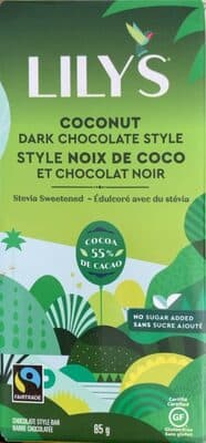 Coconut Dark Chocolate Style