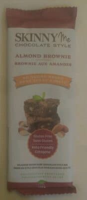 Almond Brownie No Sugar Added Dark Chocolate Style Bar