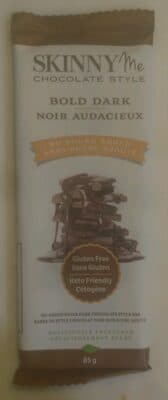 Bold Dark No Sugar Added Dark Chocolate Style Bar