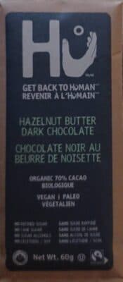 Hazelnut Butter Dark Chocolate Bar