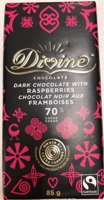 Dark Chocolate with Raspberries