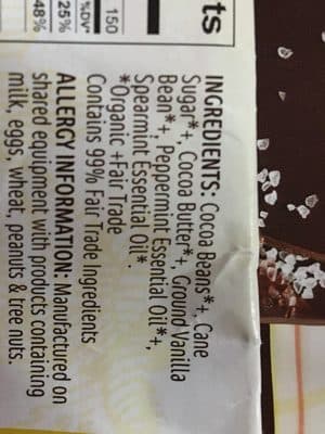 Organic Mint 70% Dark Chocolate